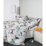 Janine Bettwäsche »Mako-Satin42132 09«, mit Reissverschluss