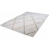 Kayoom Teppich »Luxury 210«, rechteckig, 13 mm Höhe, Kurzflor, handweb, Hoch Tief Struktur, Wohnzimmer