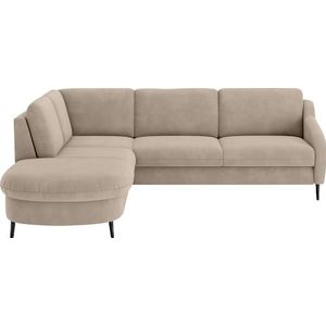 sit&more Ecksofa »Soul L-Form«, wahlweise mit Bettfunktion und Bettkasten oder Schubkasten