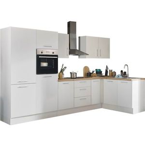 BASIC by Balculina Winkelküche »Turin«, Stellbreite 330x175 cm, wahlweise mit E-Geräten