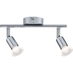 Paulmann Deckenleuchte »Carolina«, 2 flammig, Leuchtmittel GU10  ohne Leuchtmittel, Spotlight IP44 max. 2x10W Chrom 230V Metall, GU 10