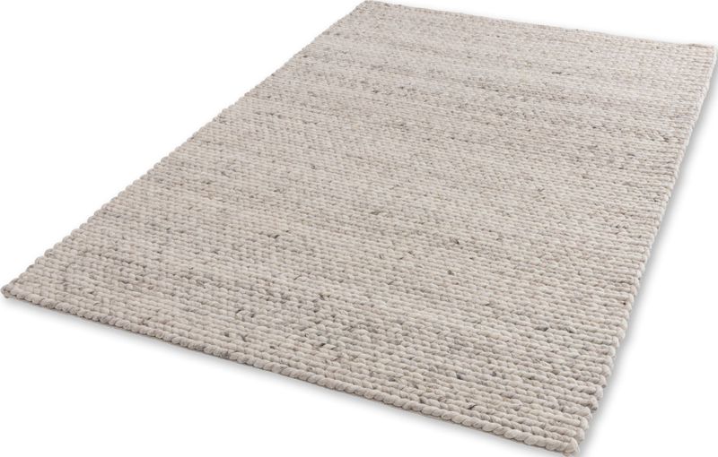 SCHÖNER WOHNEN-Kollektion Teppich »Enisa 6027«, rechteckig, 15 mm Höhe, Struktur, Wolle, handweb, Wohnzimmer, Schöner Wohnen Kollektion
