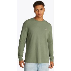 Tommy Jeans Langarmshirt »TJM SLIM WAFFLE L/S TEE EXT«, mit Waffelstruktur
