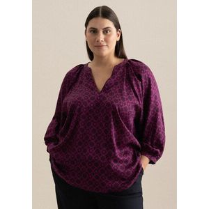 seidensticker Shirtbluse »Schwarze Rose«, 3/4-Arm Rundhals Druck