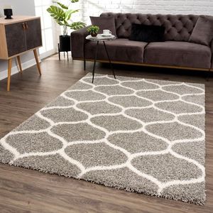 Sanat Hochflor-Teppich »Madrid«, rechteckig, 30 mm Höhe, Wohnzimmer, Langflor, Shaggy Teppich