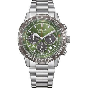 Citizen Chronograph »Promaster Sky«, Armbanduhr, Solar, Herrenuhr, Edelstahlarmband, analog, Tag
