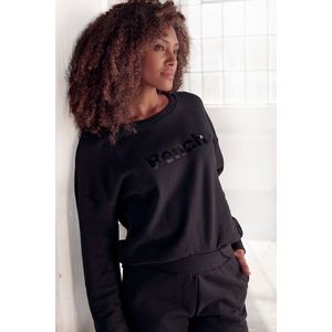 Bench. Loungewear Sweatshirt, mit glänzendem Logodruck, Loungewear