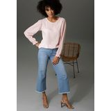 Aniston CASUAL 7/8-Jeans, mit leicht ausgefranstem Beinabschluss