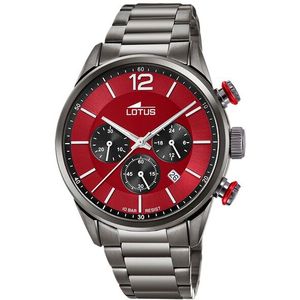 Lotus Chronograph, Armbanduhr, Quarzuhr,Herrenuhr,Edelstahlarmband, bis 10bar wasserdicht