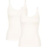 sloggi Unterhemd »GO Shirt 01 C2P«, (2 St., 2er Pack), zarte Spitzendetails