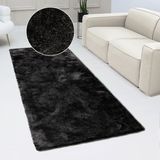 Bruno Banani Hochflor-Läufer »Dana Teppich, Kundenliebling«, rechteckig, 30 mm Höhe, Brücke, uni, weich, Mikrofaser, Diele, Flur, Wohnzimmer, Schlafzimmer