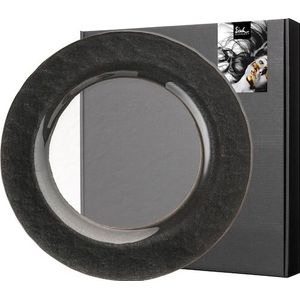 Eisch Germany Teller »KAYA BLACK«, (1 St.), Veredelung im Schiefer-Look, im Geschenkkarton, Ø 28 cm