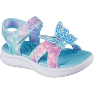 Skechers Sandale »JUMPSTERS SANDAL-BUTTERFLY BRITES«, Blink,-Klettschuh, Schmetterlingdesign, Größenschablone zum Download