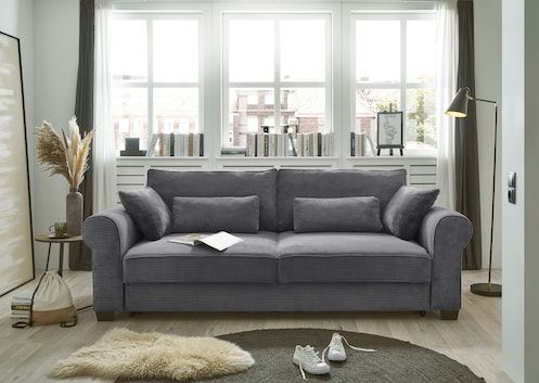 ED EXCITING DESIGN Schlafsofa »Angelina«, frei im Raum stellbar, mit Bettkasten, mit Schlaffunktion