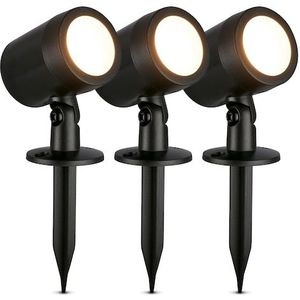 Briloner Leuchten Gartenstrahler »PLES«, 3er-Set, LED fest integriert