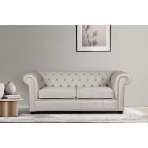 Home affaire 3-Sitzer »CHARENTE, optionale Schlafsofa, Chesterfield-Sofa, Bettfunktion«, mit edler Knopfheftung und typischen Armlehnen, B/T/H 198/89/74 cm