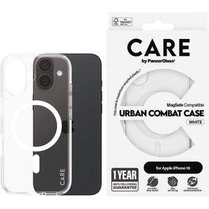 CARE by PanzerGlass Handyhülle »Urban Combat Case mit MagSafe für Apple iPhone 16«, Backcover, Schutzhülle, Handyschutzhülle, Case, Schutzcase, stoßfest