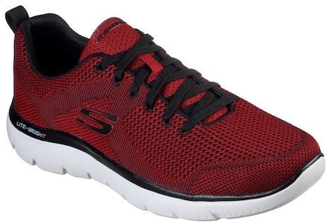 Skechers Sneaker »SUMMITS«, mit gepolstertem Schaftrand, Freizeitschuh, Halbschuh, Schnürschuh