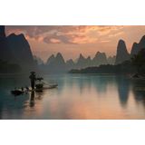 Papermoon Fototapete »Photo-Art YAN ZHANG, LI RIVER SUNRISE«