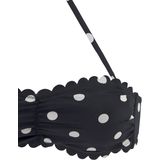 LASCANA Bandeau-Bikini-Top »Jada«, mit Muschelkante und Pünktchendruck