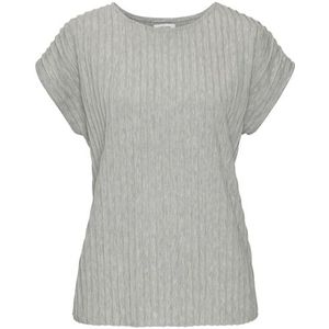LASCANA Kurzarmshirt, mit Biesenstruktur, bügelfreies T-Shirt aus moderner Strukturware