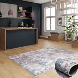 my home Teppich »Mülenen«, rechteckig, 10 mm Höhe, Kurzflor, modernes Design, waschbar, In- und Outdoor geeignet