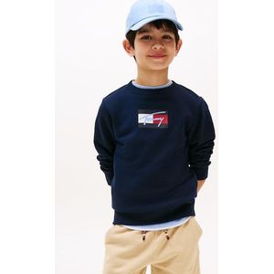 Tommy Hilfiger Sweatshirt »TOMMY SCRIPT FLAG SWEATSHIRT«, für Kinder bis 16 Jahre, Flag-Logo-Druck