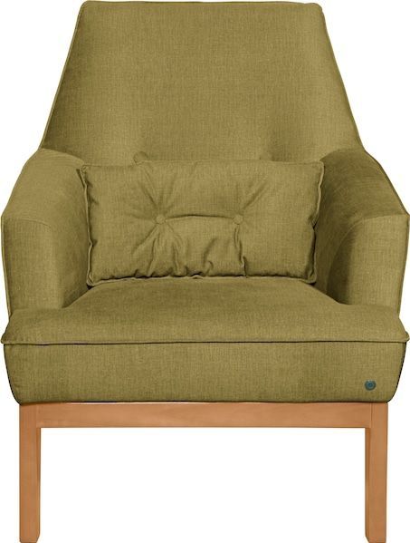 TOM TAILOR HOME Sessel »COZY«, im Retrolook, mit Kedernaht und Knöpfung, Füße Buche natur