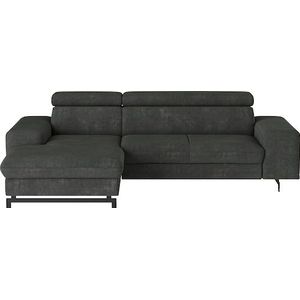 COTTA Ecksofa »Emma L-Form«, mit Kopfteilverstellung, wahlweise mit Bettfunktion & Bettkasten