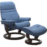 Stressless® Relaxsessel »Sunrise«, (Set, Relaxsessel mit Hocker), mit Classic Base, Größe L, Gestell Wenge
