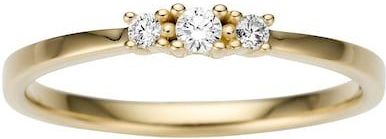 Firetti Goldring »Schmuck Geschenk Gold 585 Damenring Goldring«, mit Brillanten