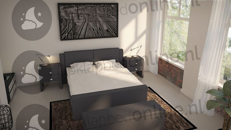 Elektrische boxspring 140 x 220 cm- stofkleur 1732