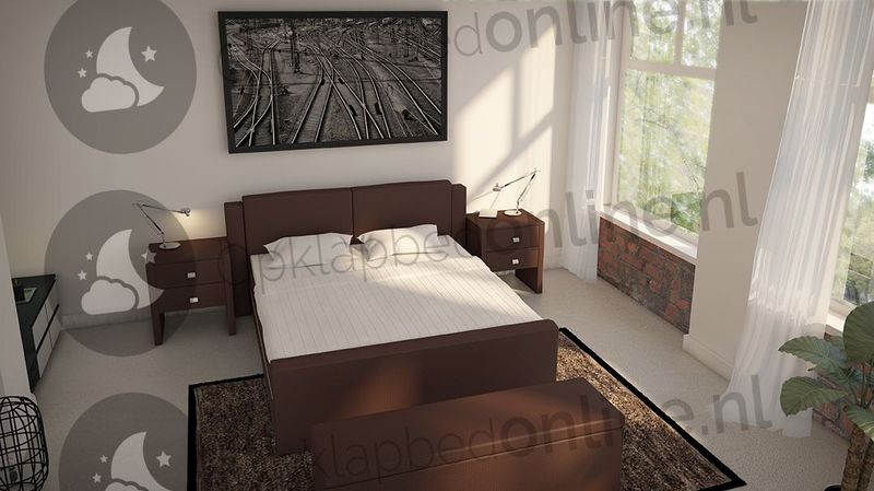 Elektrische boxspring  180 x 220 cm- stofkleur 5082