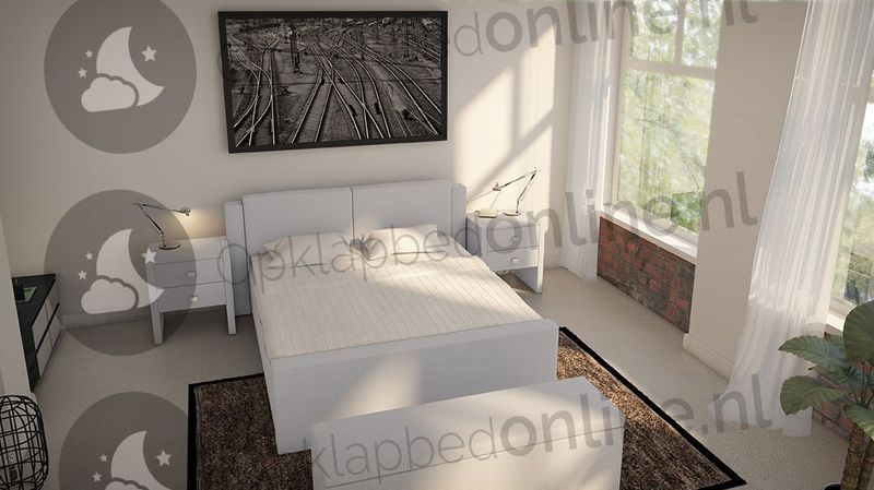 Elektrische boxspring 160 x 210 cm- stofkleur 1938