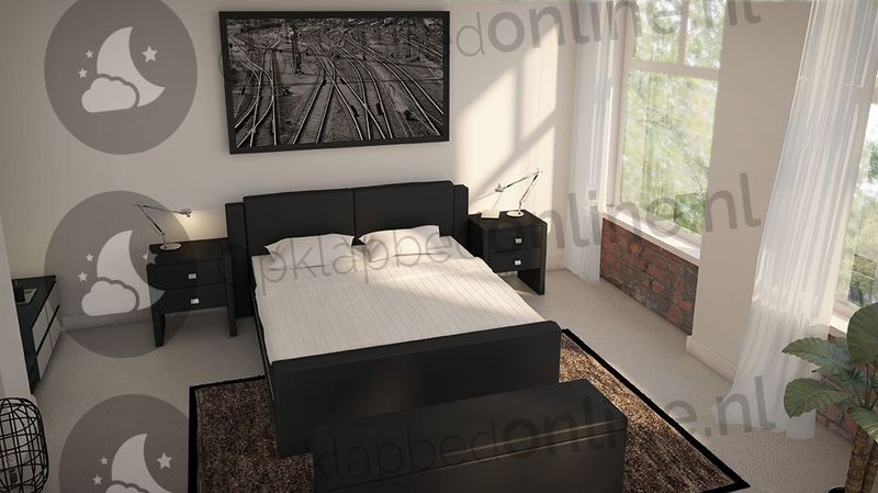 Elektrische boxspring 200 x 220 cm- stofkleur 5089