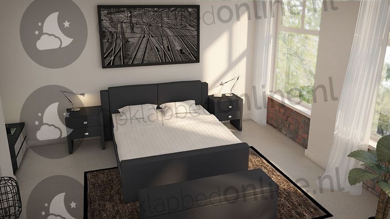 Elektrische boxspring 140 x 190 cm- stofkleur 1754