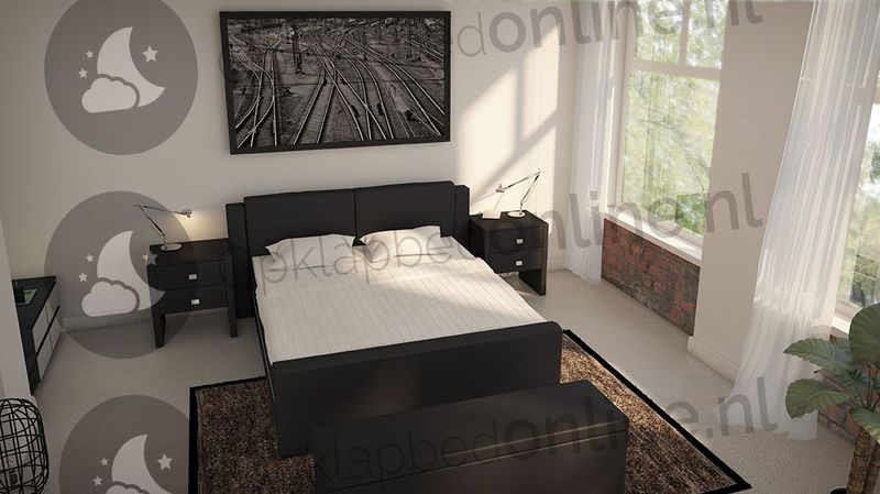 Standaard boxspring 180 x 210 cm- stofkleur 1011