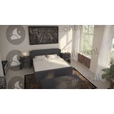 Elektrische boxspring 140 x 190 cm- stofkleur 1732