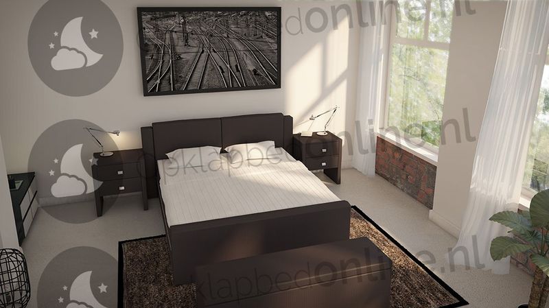 Elektrische boxspring  180 x 220 cm- stofkleur 7031
