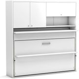 Eenpersoons bedkast Nitro 90 x 190 cm Geen matras
