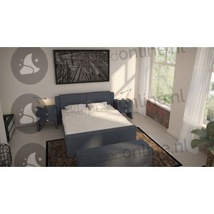 Elektrische boxspring  180 x 220 cm- stofkleur 1516