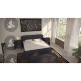 Elektrische boxspring 140 x 190 cm- stofkleur 1526