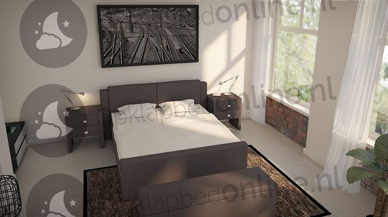 Standaard boxspring 180 x 220 cm- stofkleur 7032