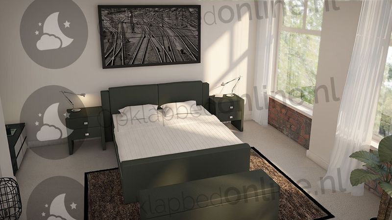 Elektrische boxspring 160 x 190 cm- stofkleur 5088