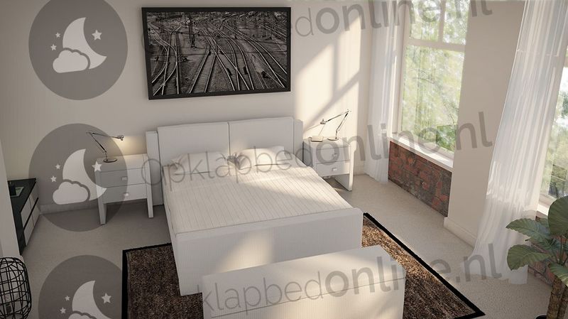 Elektrische boxspring 160 x 220 cm- stofkleur 7033