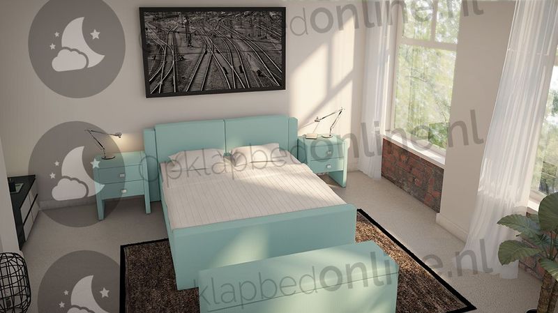 Elektrische boxspring 180 x 200 cm- stofkleur 1945