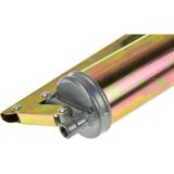 GEKO Vetsmeerpistool - Zink Geplateerd - 400 ml - Inclusief Slangen en Koppeling