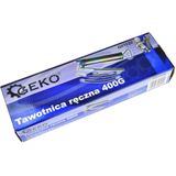 GEKO Vetsmeerpistool - Zink Geplateerd - 400 ml - Inclusief Slangen en Koppeling