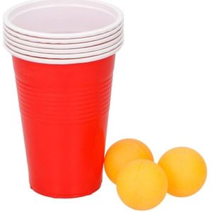 Lifetime Beer Pong - 3 Ping Pong Ballen - 6 Bekers - Spel