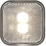 ProPlus - LED Markeringslamp - Vierkant - Waterdicht - Wit - 12/24V